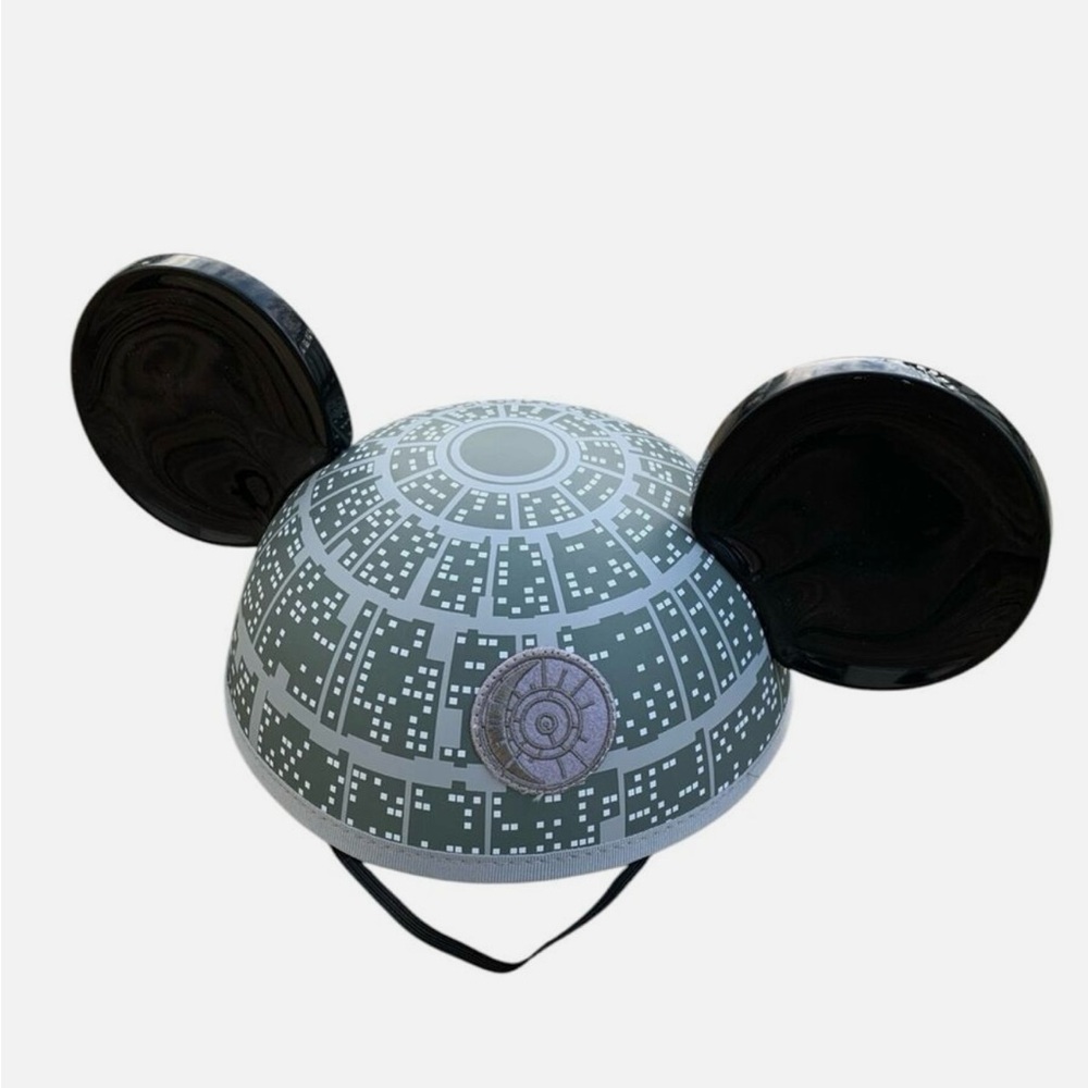 Disney Star Wars Death Star Mickey Ears Hat - Gray and Black